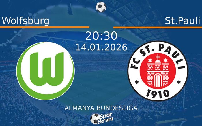 14 Ocak 2026 Wolfsburg vs St.Pauli maçı Hangi Kanalda Saat Kaçta Yayınlanacak? 14 Ocak 2026 Wolfsburg vs St.Pauli maçı Hangi Kanalda Saat Kaçta Yayınlanacak?