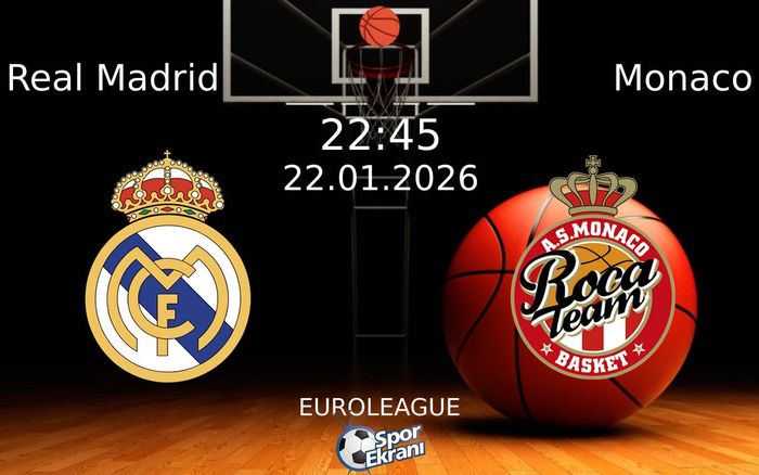 22 Ocak 2026 Real Madrid vs Monaco maçı Hangi Kanalda Saat Kaçta Yayınlanacak?