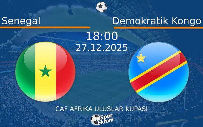 27 Aralık 2025 Senegal vs Demokratik Kongo maçı Hangi Kanalda Saat Kaçta Yayınlanacak? 27 Aralık 2025 Senegal vs Demokratik Kongo maçı Hangi Kanalda Saat Kaçta Yayınlanacak?