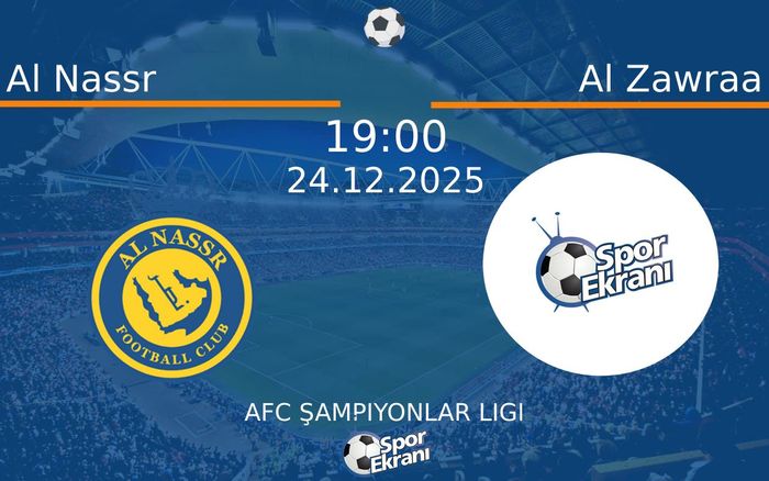 24 Aralık 2025 Al Nassr vs Al Zawraa maçı Hangi Kanalda Saat Kaçta Yayınlanacak?