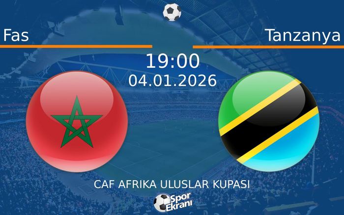 04 Ocak 2026 Fas vs Tanzanya maçı Hangi Kanalda Saat Kaçta Yayınlanacak?