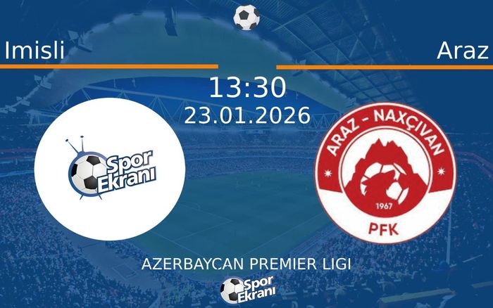23 Ocak 2026 Imisli vs Araz maçı Hangi Kanalda Saat Kaçta Yayınlanacak?