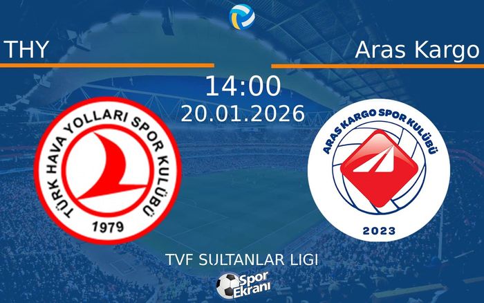 20 Ocak 2026 THY vs Aras Kargo maçı Hangi Kanalda Saat Kaçta Yayınlanacak? 20 Ocak 2026 THY vs Aras Kargo maçı Hangi Kanalda Saat Kaçta Yayınlanacak?