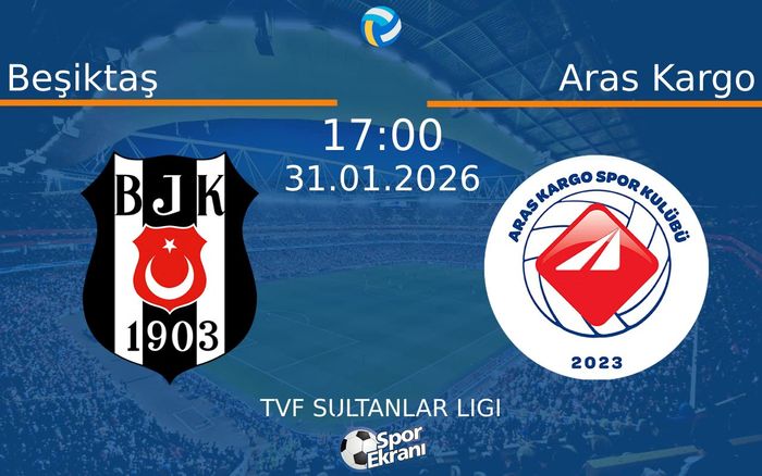 31 Ocak 2026 Beşiktaş vs Aras Kargo maçı Hangi Kanalda Saat Kaçta Yayınlanacak?