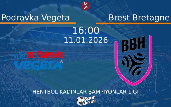 11 Ocak 2026 Podravka Vegeta vs Brest Bretagne maçı Hangi Kanalda Saat Kaçta Yayınlanacak?
