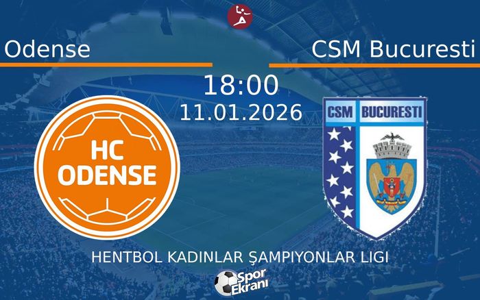 11 Ocak 2026 Odense vs CSM Bucuresti maçı Hangi Kanalda Saat Kaçta Yayınlanacak? 11 Ocak 2026 Odense vs CSM Bucuresti maçı Hangi Kanalda Saat Kaçta Yayınlanacak?