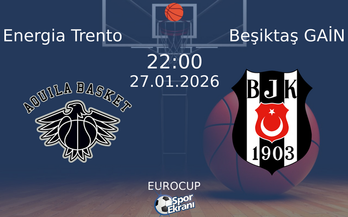 27 Ocak 2026 Energia Trento vs Beşiktaş GAİN maçı Hangi Kanalda Saat Kaçta Yayınlanacak? 27 Ocak 2026 Energia Trento vs Beşiktaş GAİN maçı Hangi Kanalda Saat Kaçta Yayınlanacak?