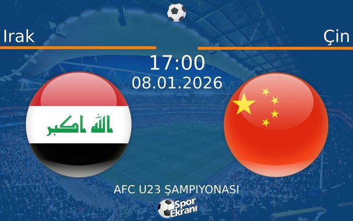 08 Ocak 2026 Irak vs Çin maçı Hangi Kanalda Saat Kaçta Yayınlanacak? 08 Ocak 2026 Irak vs Çin maçı Hangi Kanalda Saat Kaçta Yayınlanacak?