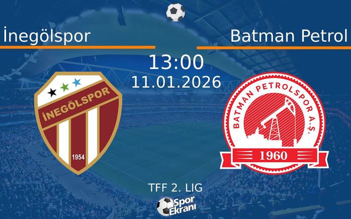 11 Ocak 2026 İnegölspor vs Batman Petrol maçı Hangi Kanalda Saat Kaçta Yayınlanacak?