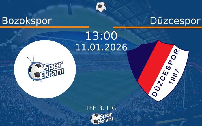 11 Ocak 2026 Bozokspor vs Düzcespor maçı Hangi Kanalda Saat Kaçta Yayınlanacak? 11 Ocak 2026 Bozokspor vs Düzcespor maçı Hangi Kanalda Saat Kaçta Yayınlanacak?