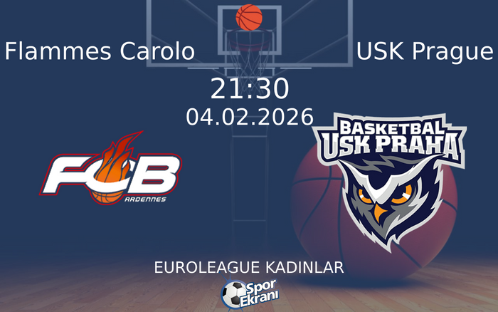 04 Şubat 2026 Flammes Carolo vs USK Prague maçı Hangi Kanalda Saat Kaçta Yayınlanacak? 04 Şubat 2026 Flammes Carolo vs USK Prague maçı Hangi Kanalda Saat Kaçta Yayınlanacak?