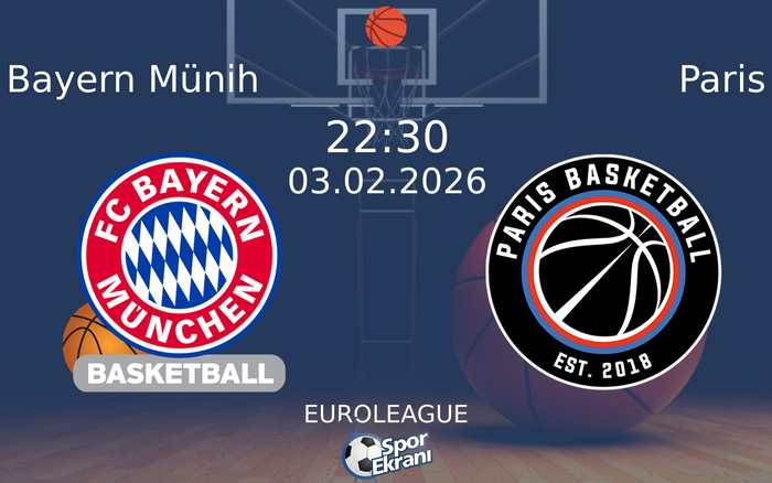 03 Şubat 2026 Bayern Münih vs Paris maçı Hangi Kanalda Saat Kaçta Yayınlanacak? 03 Şubat 2026 Bayern Münih vs Paris maçı Hangi Kanalda Saat Kaçta Yayınlanacak?