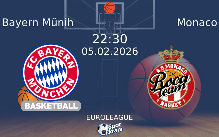 05 Şubat 2026 Bayern Münih vs Monaco maçı Hangi Kanalda Saat Kaçta Yayınlanacak? 05 Şubat 2026 Bayern Münih vs Monaco maçı Hangi Kanalda Saat Kaçta Yayınlanacak?