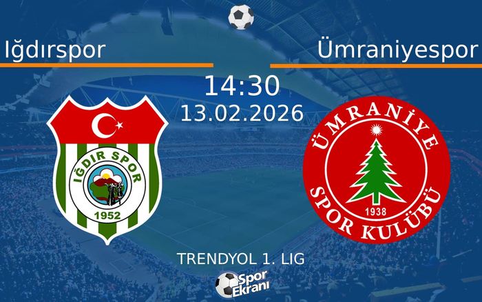 13 Şubat 2026 Iğdırspor vs Ümraniyespor maçı Hangi Kanalda Saat Kaçta Yayınlanacak?