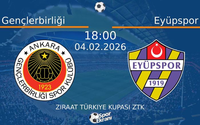04 Şubat 2026 Gençlerbirliği vs Eyüpspor maçı Hangi Kanalda Saat Kaçta Yayınlanacak? 04 Şubat 2026 Gençlerbirliği vs Eyüpspor maçı Hangi Kanalda Saat Kaçta Yayınlanacak?