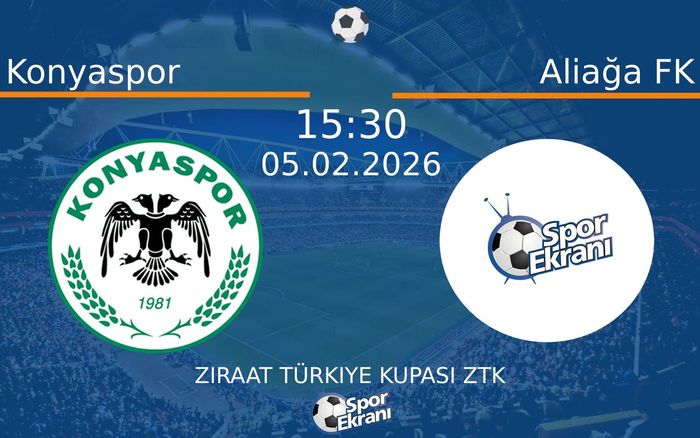 05 Şubat 2026 Konyaspor vs Aliağa FK maçı Hangi Kanalda Saat Kaçta Yayınlanacak?