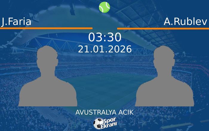 21 Ocak 2026 J.Faria vs A.Rublev maçı Hangi Kanalda Saat Kaçta Yayınlanacak? 21 Ocak 2026 J.Faria vs A.Rublev maçı Hangi Kanalda Saat Kaçta Yayınlanacak?