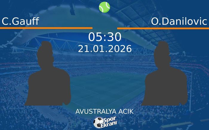 21 Ocak 2026 C.Gauff vs O.Danilovic maçı Hangi Kanalda Saat Kaçta Yayınlanacak?