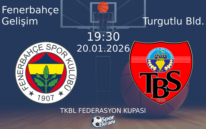20 Ocak 2026 Fenerbahçe Gelişim vs Turgutlu Bld. maçı Hangi Kanalda Saat Kaçta Yayınlanacak? 20 Ocak 2026 Fenerbahçe Gelişim vs Turgutlu Bld. maçı Hangi Kanalda Saat Kaçta Yayınlanacak?