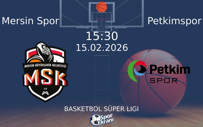 15 Şubat 2026 Mersin Spor vs Petkimspor maçı Hangi Kanalda Saat Kaçta Yayınlanacak?