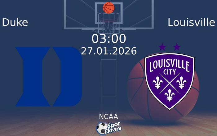 27 Ocak 2026 Duke vs Louisville maçı Hangi Kanalda Saat Kaçta Yayınlanacak?