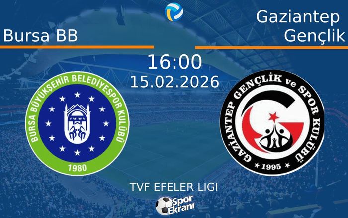 15 Şubat 2026 Bursa BB vs Gaziantep Gençlik maçı Hangi Kanalda Saat Kaçta Yayınlanacak?