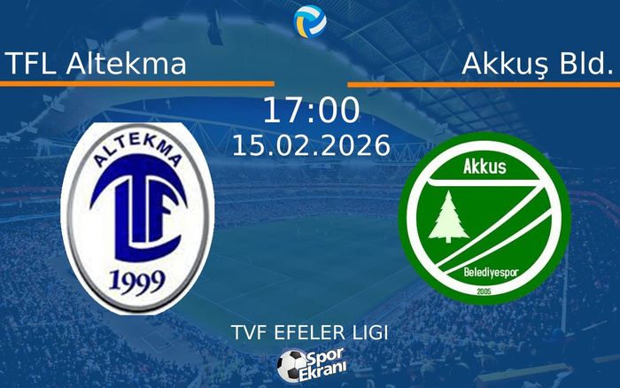 15 Şubat 2026 TFL Altekma vs Akkuş Bld. maçı Hangi Kanalda Saat Kaçta Yayınlanacak?