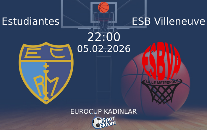 05 Şubat 2026 Estudiantes vs ESB Villeneuve maçı Hangi Kanalda Saat Kaçta Yayınlanacak? 05 Şubat 2026 Estudiantes vs ESB Villeneuve maçı Hangi Kanalda Saat Kaçta Yayınlanacak?