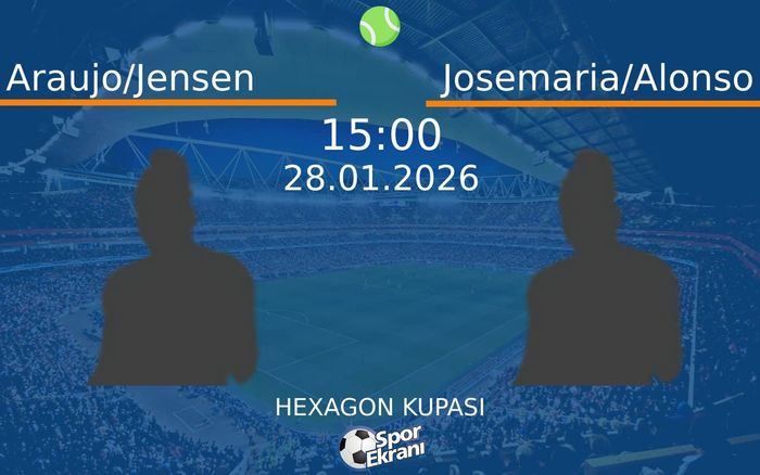 28 Ocak 2026 Araujo/Jensen vs Josemaria/Alonso maçı Hangi Kanalda Saat Kaçta Yayınlanacak? 28 Ocak 2026 Araujo/Jensen vs Josemaria/Alonso maçı Hangi Kanalda Saat Kaçta Yayınlanacak?