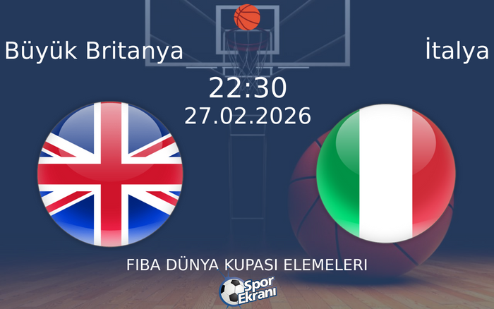 27 Şubat 2026 Büyük Britanya vs İtalya maçı Hangi Kanalda Saat Kaçta Yayınlanacak? 27 Şubat 2026 Büyük Britanya vs İtalya maçı Hangi Kanalda Saat Kaçta Yayınlanacak?