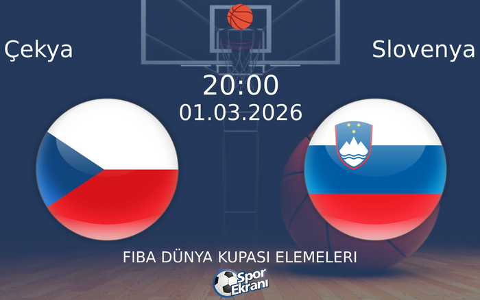 01 Mart 2026 Çekya vs Slovenya maçı Hangi Kanalda Saat Kaçta Yayınlanacak?
