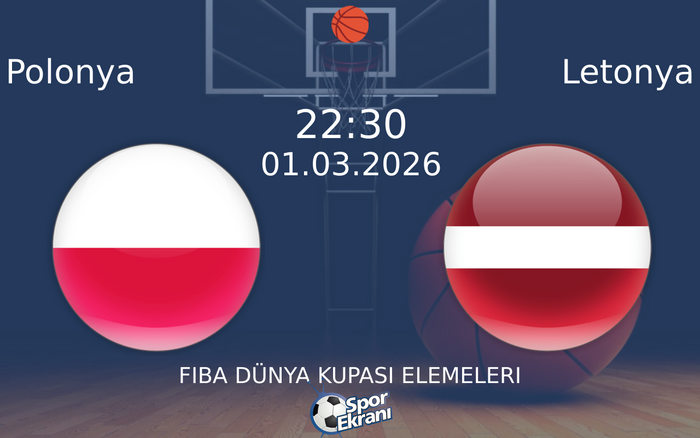 01 Mart 2026 Polonya vs Letonya maçı Hangi Kanalda Saat Kaçta Yayınlanacak? 01 Mart 2026 Polonya vs Letonya maçı Hangi Kanalda Saat Kaçta Yayınlanacak?