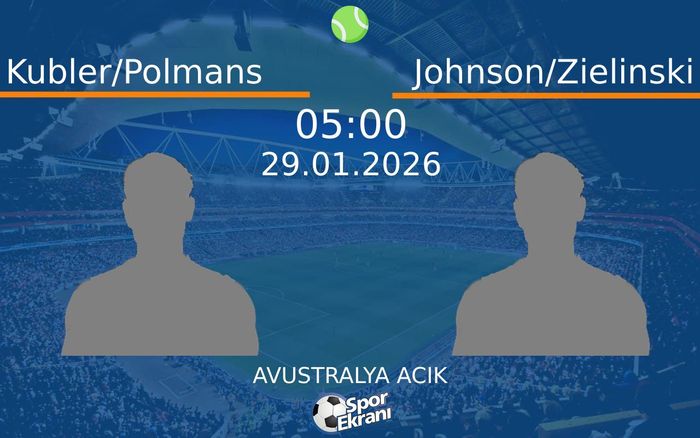 29 Ocak 2026 Kubler/Polmans vs Johnson/Zielinski maçı Hangi Kanalda Saat Kaçta Yayınlanacak? 29 Ocak 2026 Kubler/Polmans vs Johnson/Zielinski maçı Hangi Kanalda Saat Kaçta Yayınlanacak?