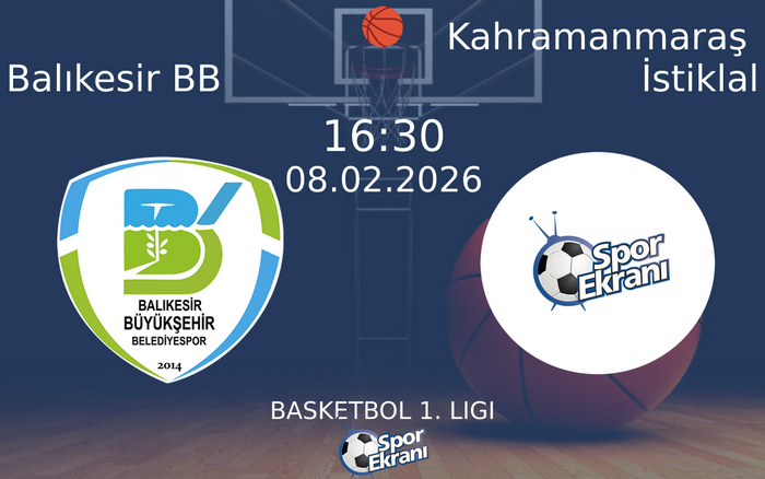 08 Şubat 2026 Balıkesir BB vs Kahramanmaraş İstiklal maçı Hangi Kanalda Saat Kaçta Yayınlanacak?
