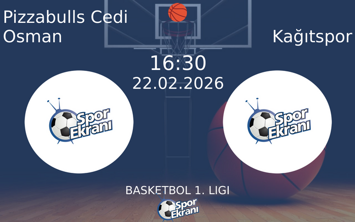 22 Şubat 2026 Pizzabulls Cedi Osman vs Kağıtspor maçı Hangi Kanalda Saat Kaçta Yayınlanacak? 22 Şubat 2026 Pizzabulls Cedi Osman vs Kağıtspor maçı Hangi Kanalda Saat Kaçta Yayınlanacak?