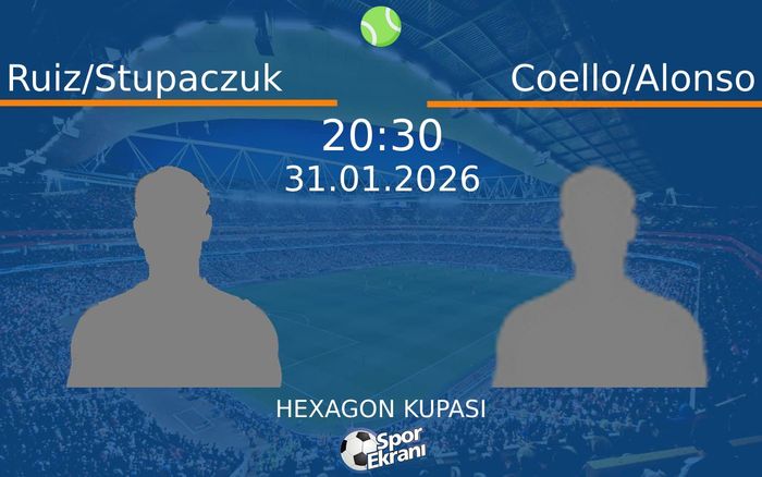 31 Ocak 2026 Ruiz/Stupaczuk vs Coello/Alonso maçı Hangi Kanalda Saat Kaçta Yayınlanacak?