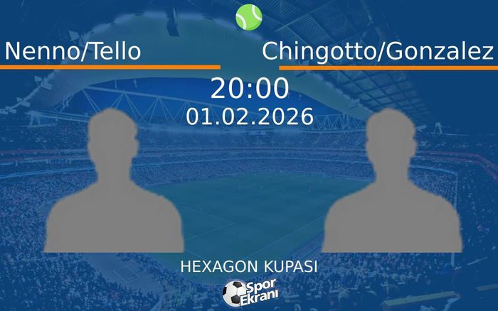 01 Şubat 2026 Nenno/Tello vs Chingotto/Gonzalez maçı Hangi Kanalda Saat Kaçta Yayınlanacak?
