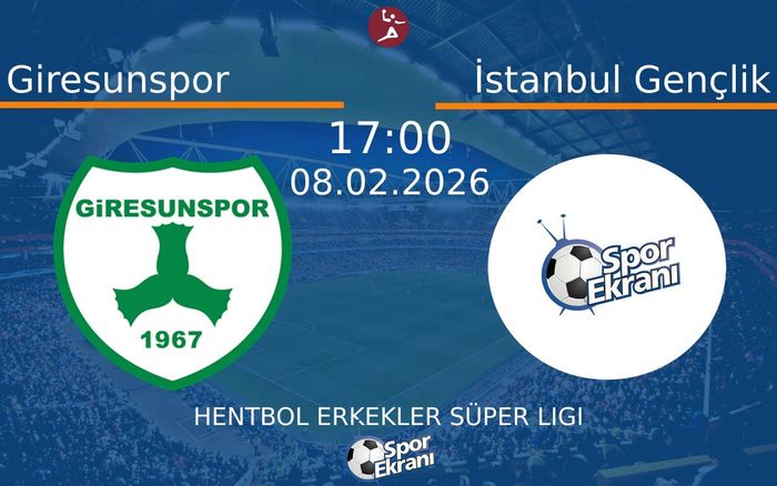 08 Şubat 2026 Giresunspor vs İstanbul Gençlik maçı Hangi Kanalda Saat Kaçta Yayınlanacak? 08 Şubat 2026 Giresunspor vs İstanbul Gençlik maçı Hangi Kanalda Saat Kaçta Yayınlanacak?