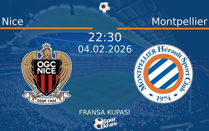 04 Şubat 2026 Nice vs Montpellier maçı Hangi Kanalda Saat Kaçta Yayınlanacak?