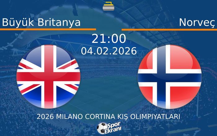 04 Şubat 2026 Büyük Britanya vs Norveç maçı Hangi Kanalda Saat Kaçta Yayınlanacak?