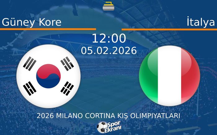05 Şubat 2026 Güney Kore vs İtalya maçı Hangi Kanalda Saat Kaçta Yayınlanacak? 05 Şubat 2026 Güney Kore vs İtalya maçı Hangi Kanalda Saat Kaçta Yayınlanacak?