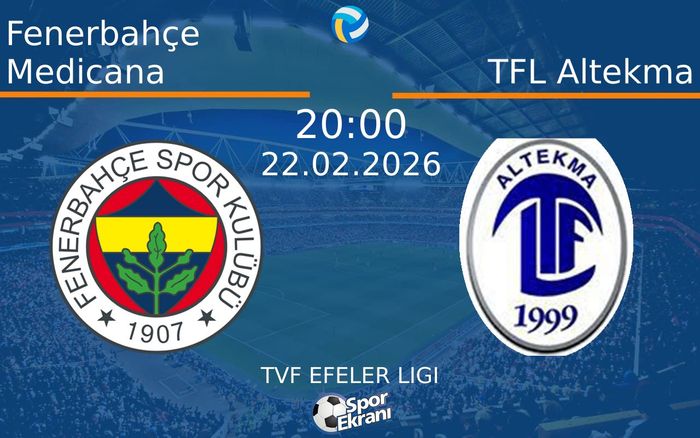 22 Şubat 2026 Fenerbahçe Medicana vs TFL Altekma maçı Hangi Kanalda Saat Kaçta Yayınlanacak? 22 Şubat 2026 Fenerbahçe Medicana vs TFL Altekma maçı Hangi Kanalda Saat Kaçta Yayınlanacak?