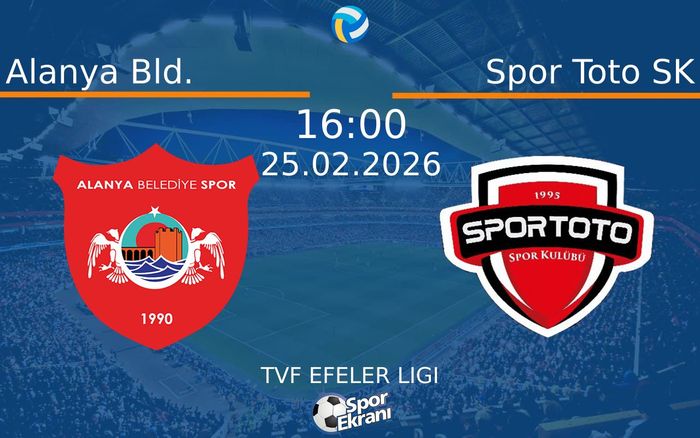 25 Şubat 2026 Alanya Bld. vs Spor Toto SK maçı Hangi Kanalda Saat Kaçta Yayınlanacak?