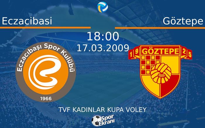 17 Mart 2009 Eczacibasi vs Göztepe maçı Hangi Kanalda Saat Kaçta Yayınlanacak?
