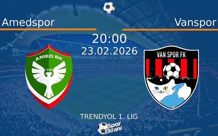 23 Şubat 2026 Amedspor vs Vanspor maçı Hangi Kanalda Saat Kaçta Yayınlanacak?