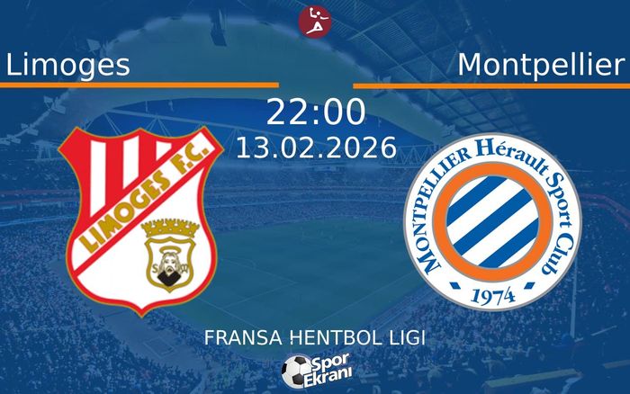 13 Şubat 2026 Limoges vs Montpellier maçı Hangi Kanalda Saat Kaçta Yayınlanacak? 13 Şubat 2026 Limoges vs Montpellier maçı Hangi Kanalda Saat Kaçta Yayınlanacak?