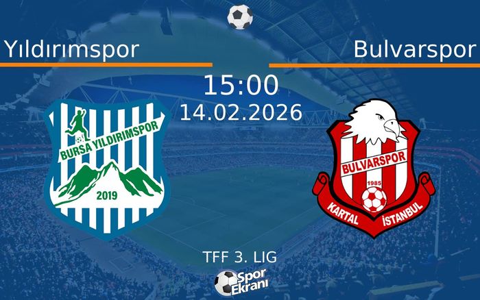 14 Şubat 2026 Yıldırımspor vs Bulvarspor maçı Hangi Kanalda Saat Kaçta Yayınlanacak?