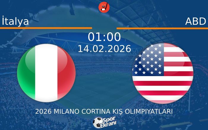 14 Şubat 2026 İtalya vs ABD maçı Hangi Kanalda Saat Kaçta Yayınlanacak? 14 Şubat 2026 İtalya vs ABD maçı Hangi Kanalda Saat Kaçta Yayınlanacak?