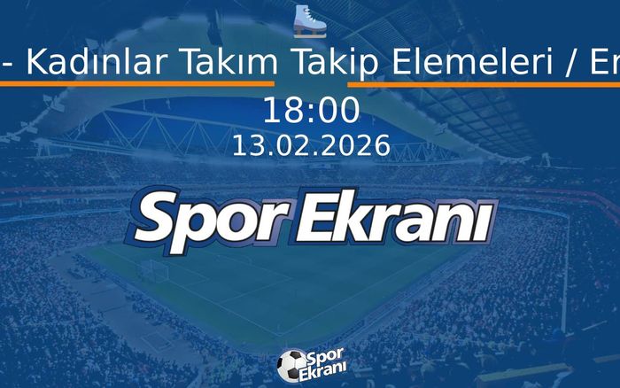 13 Şubat 2026 2026 Milano Cortina Kiş Olimpiyatlari - Sürat Pateni - Kadınlar Takım Takip Elemeleri / Erkekler 500m Hangi Kanalda Saat Kaçta Yayınlanacak? 13 Şubat 2026 2026 Milano Cortina Kiş Olimpiyatlari - Sürat Pateni - Kadınlar Takım Takip Elemeleri / Erkekler 500m Hangi Kanalda Saat Kaçta Yayınlanacak?