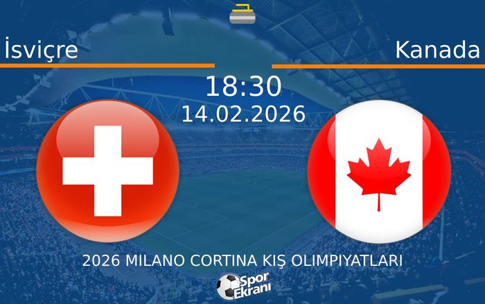 14 Şubat 2026 İsviçre vs Kanada maçı Hangi Kanalda Saat Kaçta Yayınlanacak? 14 Şubat 2026 İsviçre vs Kanada maçı Hangi Kanalda Saat Kaçta Yayınlanacak?